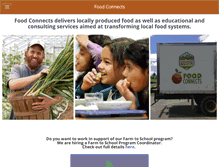 Tablet Screenshot of foodconnects.org